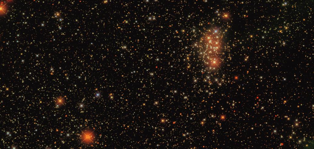 SEGUE scan -- note the open (reddened) cluster.