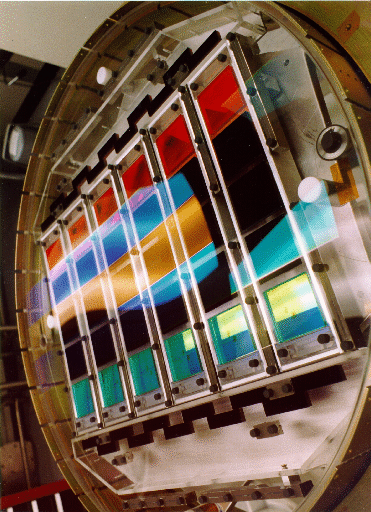 photo of the imager CCD arrangement